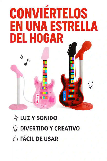 Guitarra + microfono/ el mejor regalo de navidad
