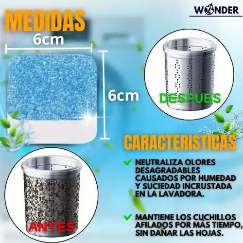 Tableta Efervescente X12/Limpieza Profunda